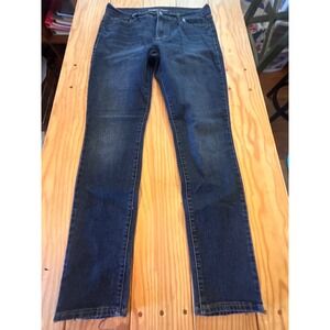 Old Navy Original Mid-Rise Straight Leg Jeans Dark Wash Blue Womens Size 10 Reg
